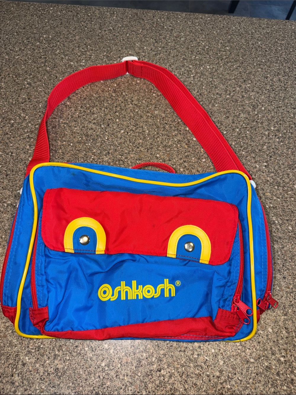 OshKosh B'gosh vintage diaper bag messenger bag